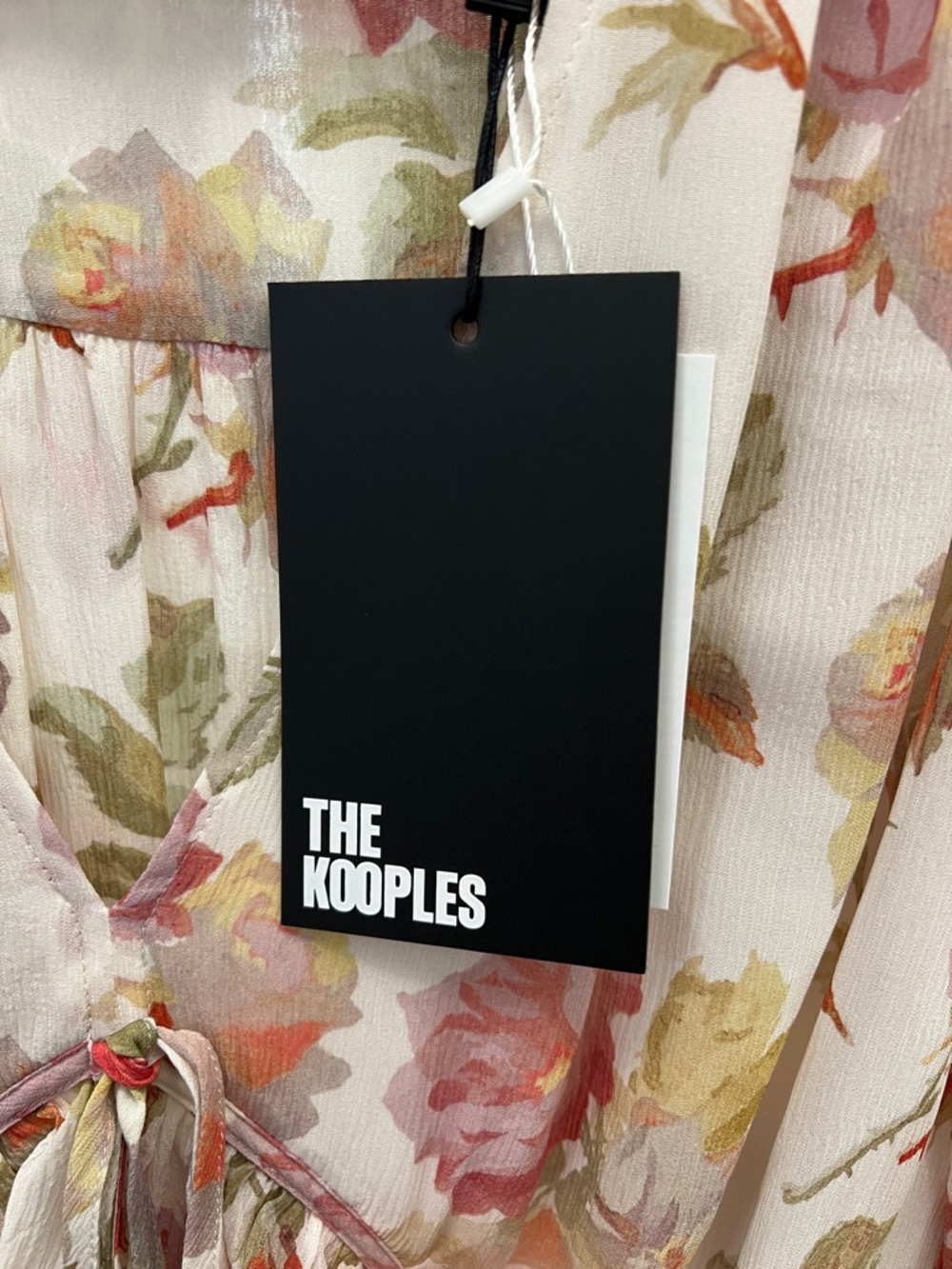 The Kooples Floral English Roses Ruffle Maxi Dress - Picture 12 of 16